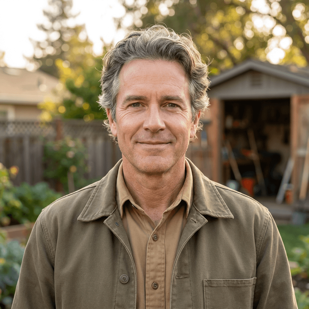 James W. in a plain shirt